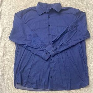 Blue Rochester Button Down Dress Shirt